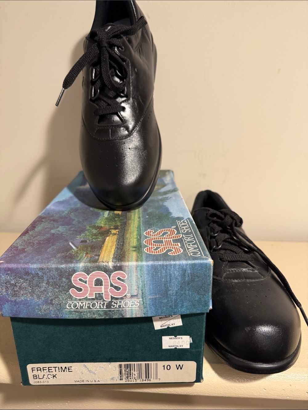 SAS Black Men’s Lace-Up Oxford Comfort Shoes